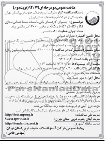 اجرای کارهای باقی مانده ساختمانی ...