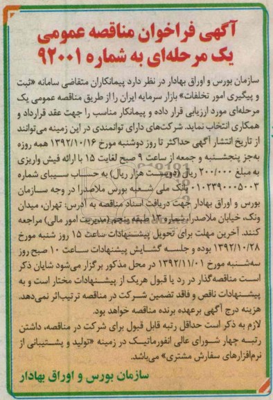 ارزیابی بازار سرمایه ایران
