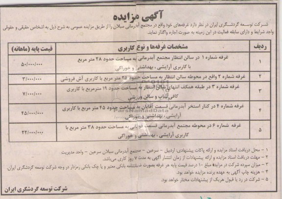 غرفه های خود واقع در مجتمع آبدرمانی سبلان