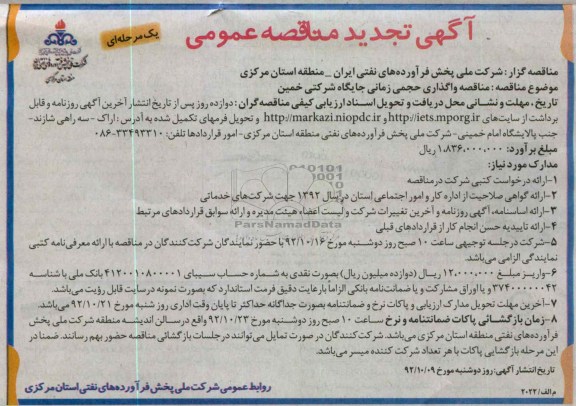 واگذاری حجمی زمانی جایگاه شرکتی
