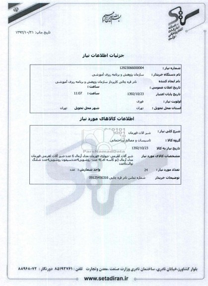 شیر الات قهرمان