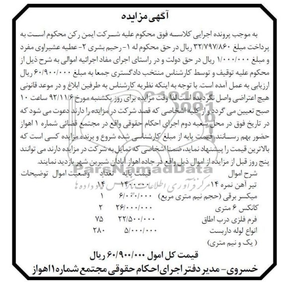 تیر آهن نمره 14 ، کانکس 6 متری و ...