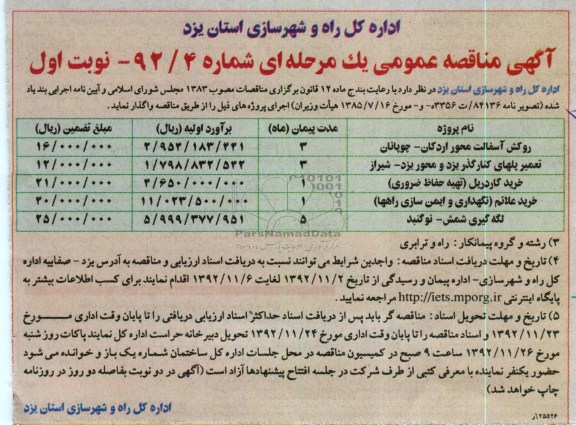 روکش آسفالت محور اردکان - چوپانان....