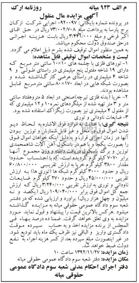 فروش تورهای فلزی ، خرپا ، ضایعات ناودانی