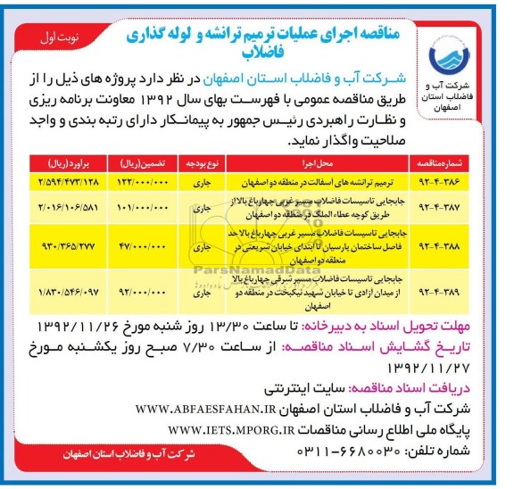 ترمیم ترانشه های آسفالت در منطقه دو اصفهان...