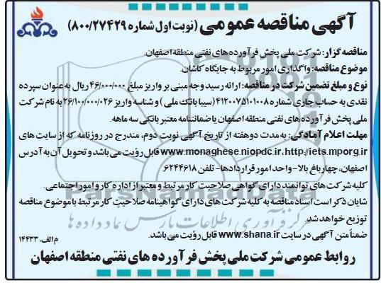 واگذاری امور مربوط به جایگاه 
