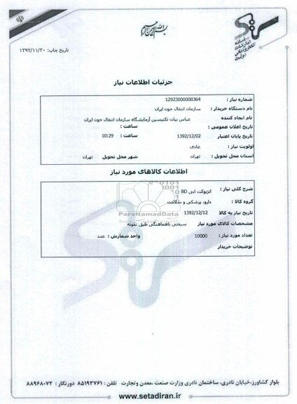 انژیوکت ابی BD