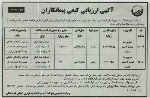 حفاری چاه 
