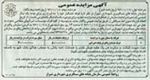 واگذاری غرفه خشکبار