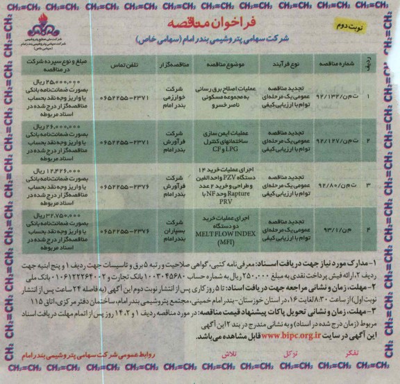 عملیات اصلاح برق رسانی به مجموعه مسکونی و ...