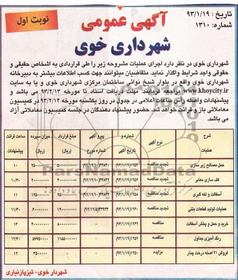  حمل مصالح زیرسازی...