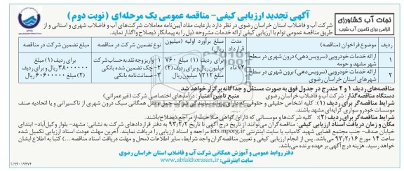 ارائه خدمات خودرویی 