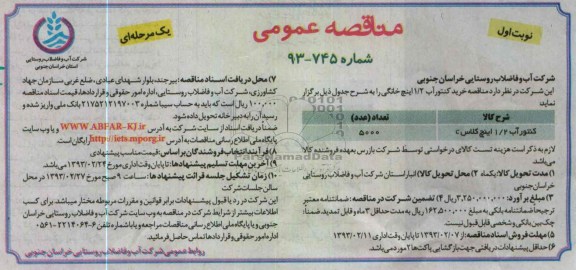 خرید کنتور آب 2/1 اینچ کلاس 