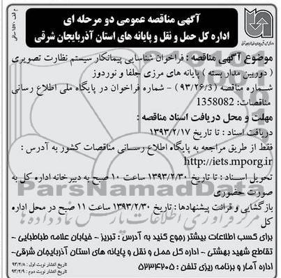 سیستم نظارت تصویری 