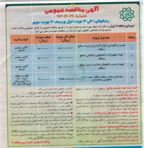 نصب و نگهداری انواع گاردریل 