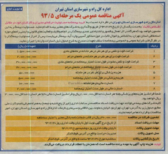 خرید بیمه نامه مسئولیت حرفه ای مدیران و کارکنان 