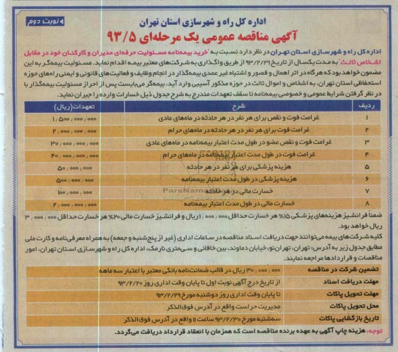 خرید بیمه نامه مسئولیت حرفه ای مدیران و کارکنان 