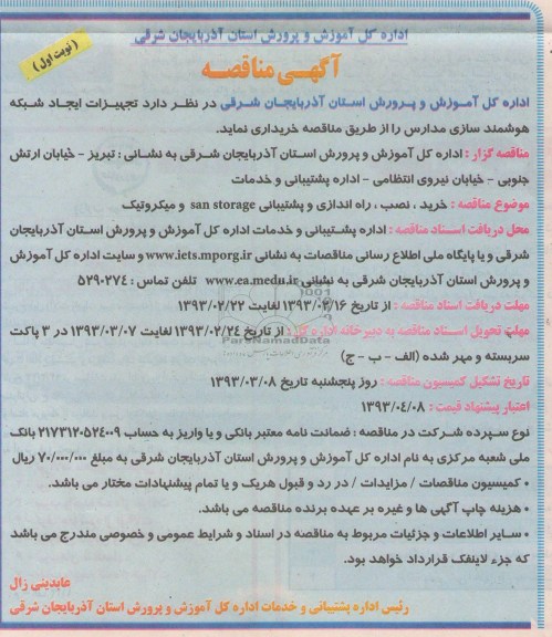 تجهیزات ایجاد شبکه هوشمند سازی مدارس