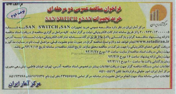 خرید تجهیزات SAN و SAN SWITCH 