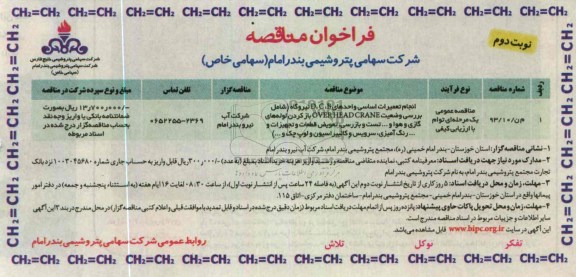 انجام تعمیرات اساسی واحدهای B، C و D نیروگاه 