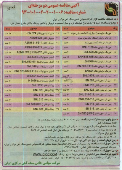 خرید 35 ردیف انواع هوزینگ درام و سیل آب بندی و درپوش و آدابتور و رینگ یاتاقان
