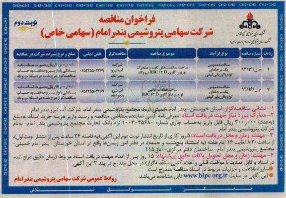 ساخت سگمنت های ثابت و متحرک توربین گازی BBC 13 D نیروگاه ...