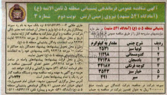 لوبیا سبز 