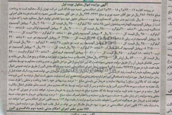 پروفیل آلومینیوم نگهدارنده و ...