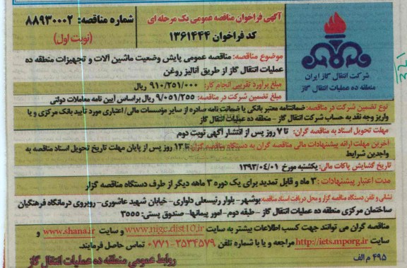 پایش وضعیت ماشین آلات و تجهیزات 