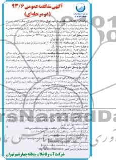  اجرای کلیه عملیات امداد تعمیرات و نگهداری و بهره برداری ازتاسیسات 