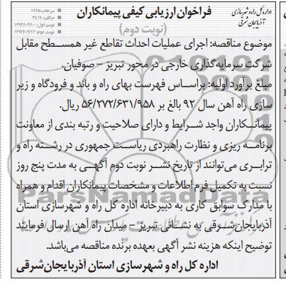 اجرای عملیات احداث تقاطع غیر همسطح...