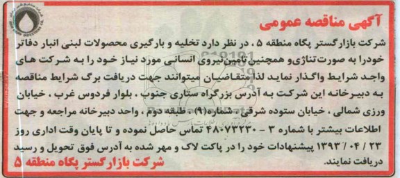 تخلیه و بارگیری محصولات لبنی انبار دفاتر 