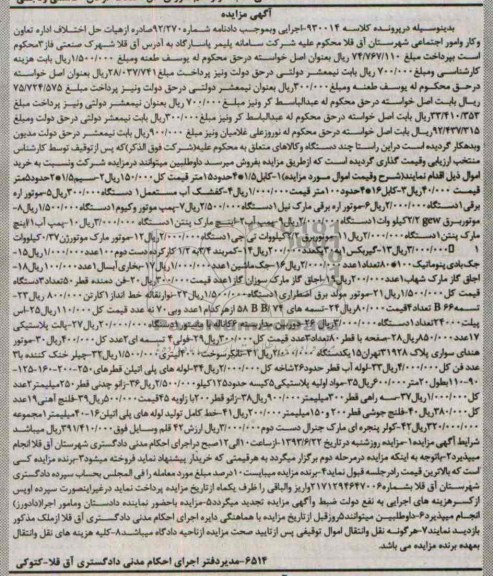 مزایده , مزایده کابل