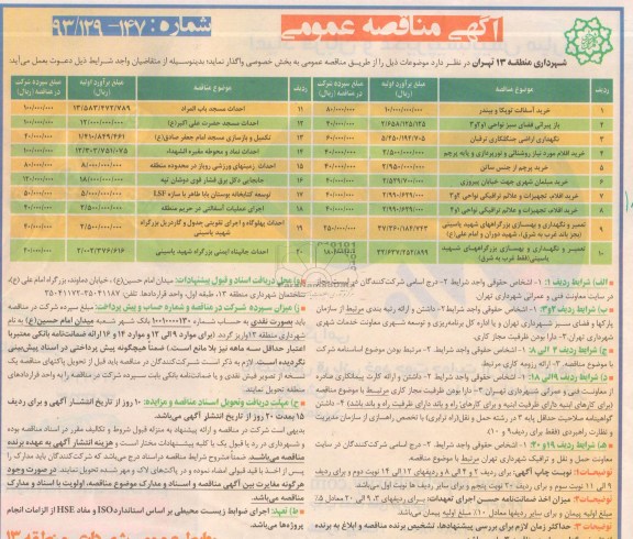 مناقصه خرید آسفالت توپکا و بیندر