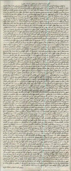 مزایده اموال غیرمنقول , مزایده اموال غیرمنقول شش دستگاه تابلوی برق