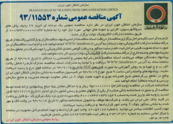 مناقصه عمومی , مناقصه خرید 27 ردیف پانل های سروکانورسیون ، کارایی و نمونه هایی جهانی 