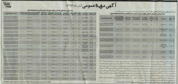 تجدیدآگهی مزایده عمومی,تجدید مزایده اراضی واحدهای خدماتی