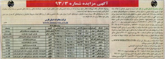 مزایده,فروش املاک