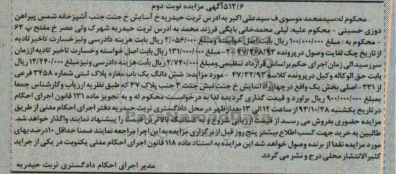مزایده,فروش مغازه