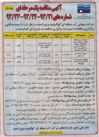 تعمیرات سیستم تخلیه تحتانی ، اورهال سیستم هیدرولیک شیرهای 2000 میلیمتر 