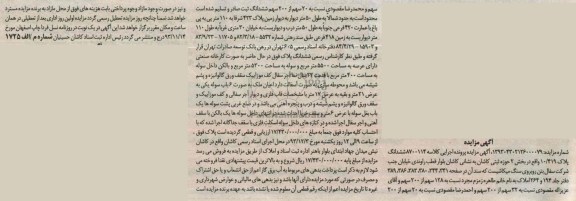 مزایده, فروش پلاک