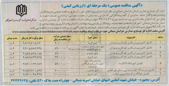 احداث کانون پرورش فکری کودکان و نوجوانان