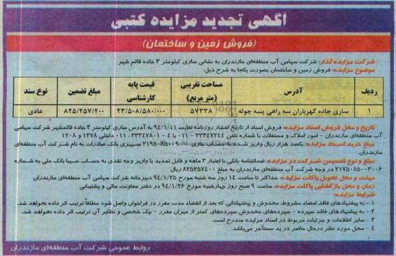 مزایده,فروش زمین و ساختمان