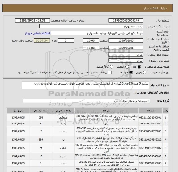 استعلام نبشی5 عدد256-ورق3Dپنل-ورق فلاشینگ-نبشی لقمه ای-مش-قوطی-پلیت-عرشه فولادی-ناودانی-