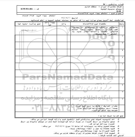 استعلام جابجایی و برگردان فیبر نوری