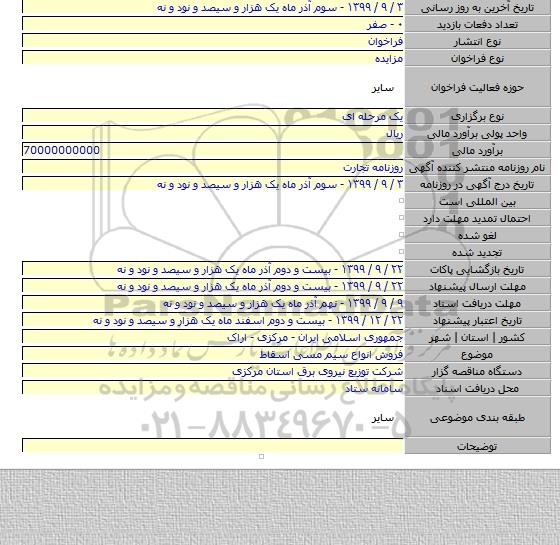 فروش انواع سیم مسی اسقاط