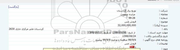 مزایده فروش مس