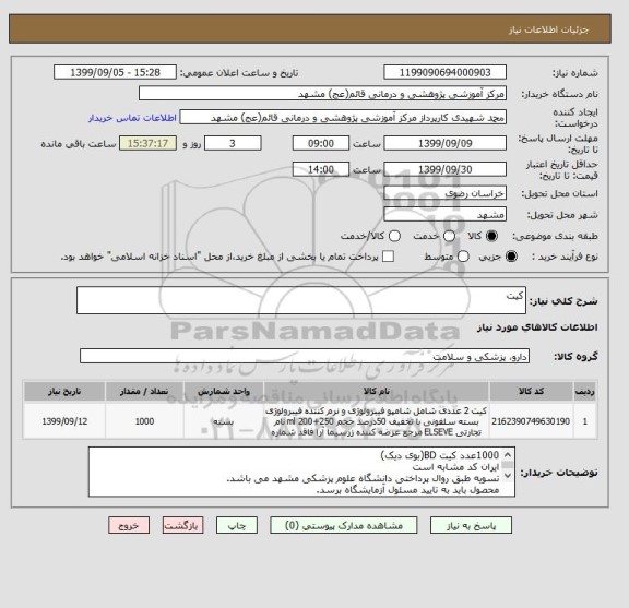 استعلام کیت