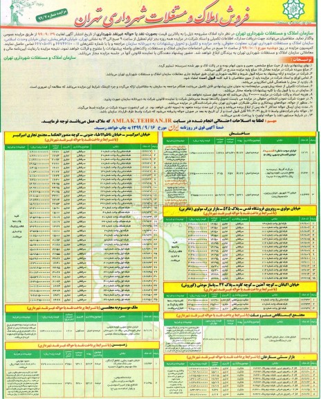 مزایده،مزایده فروش املاک و مستغلات 