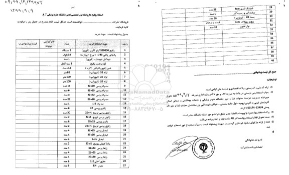 استعلام, استعلام پکیج داروخانه...
